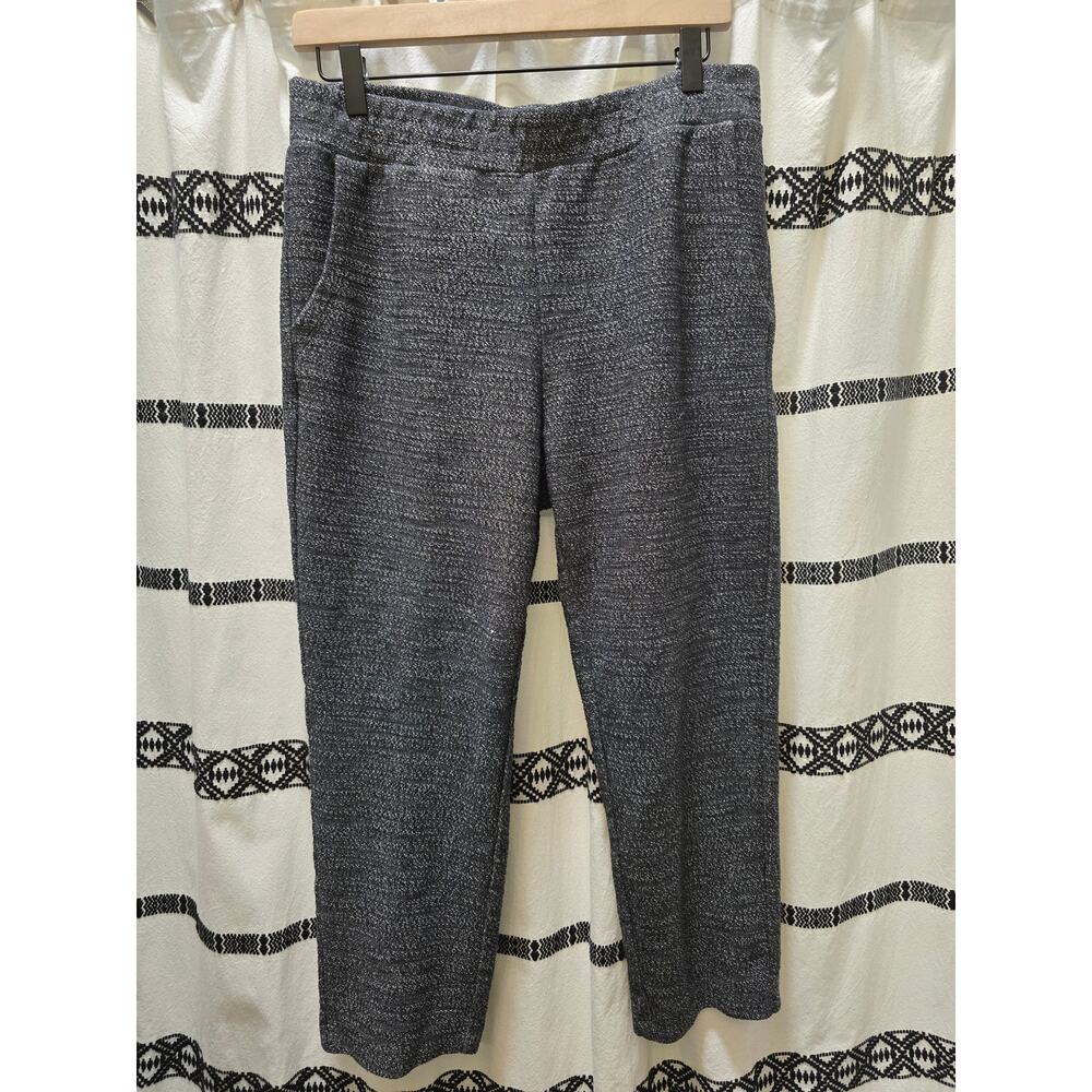 Marine Layer dark gray high rise straight leg sweat pants large